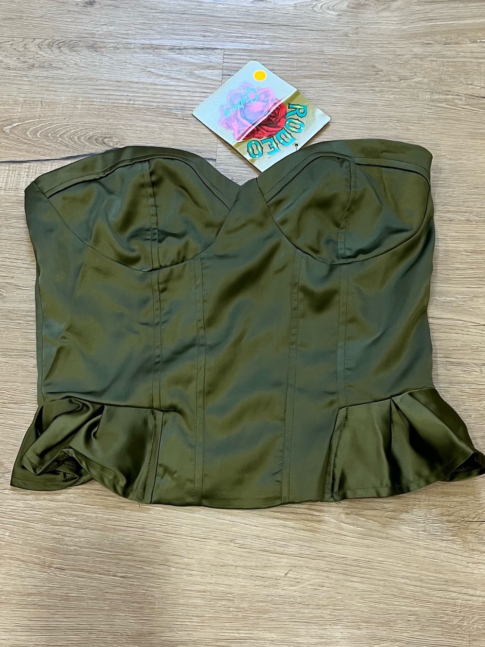 NWT Rodeo Quincy Corset Top | Large